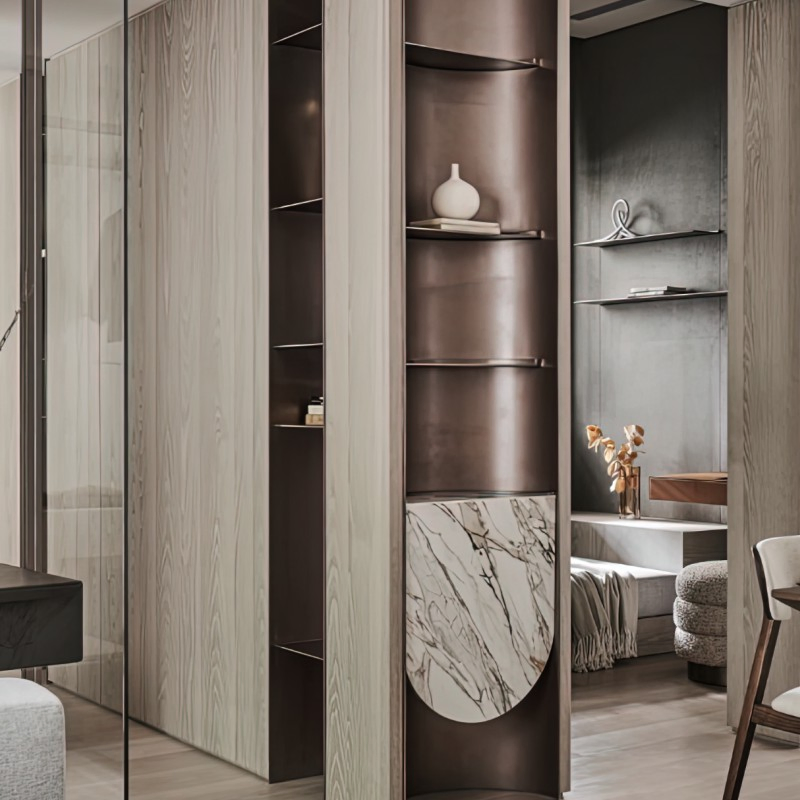 Stylish Customized Melamine Wardrobe with Spacious Storage Solutions
