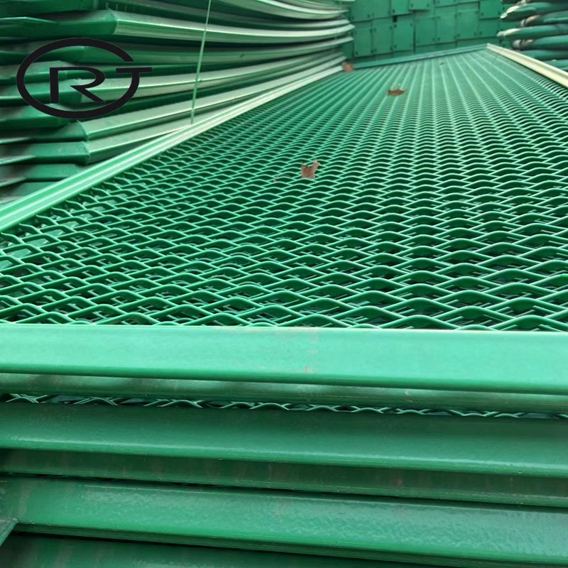 Galvanized PVC Coated Highway Isolation Fence Expanded Metal Mesh Anti-Glare Wire Mesh