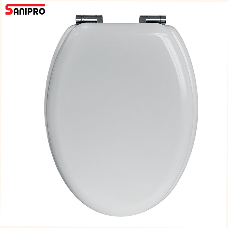 Sanipro Bathroom Sanitary Ware Accessories Toilet Seat Lid Cover, Egg Shape Toilet Seats
