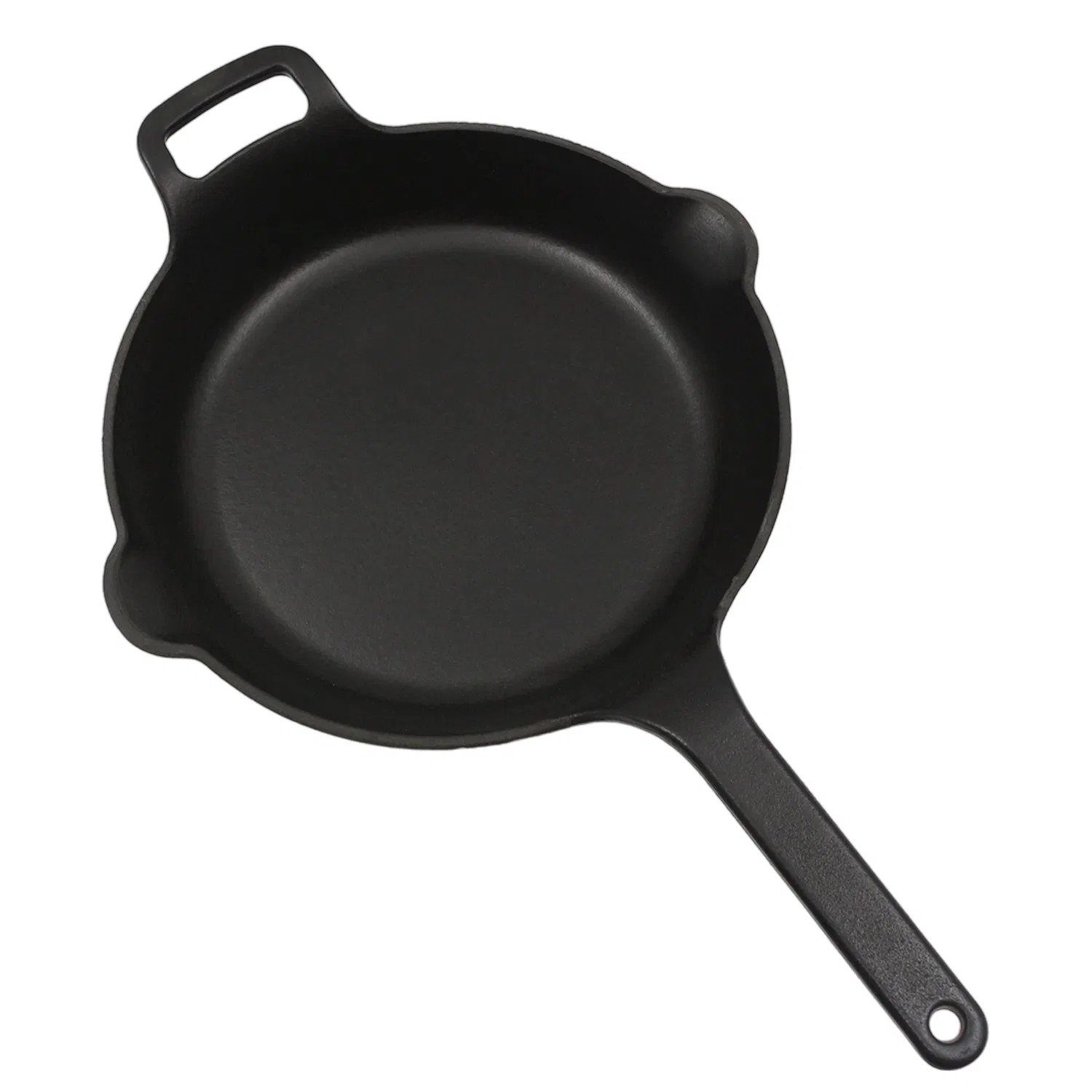 Чугунная сковорода-гриль с двумя ручками