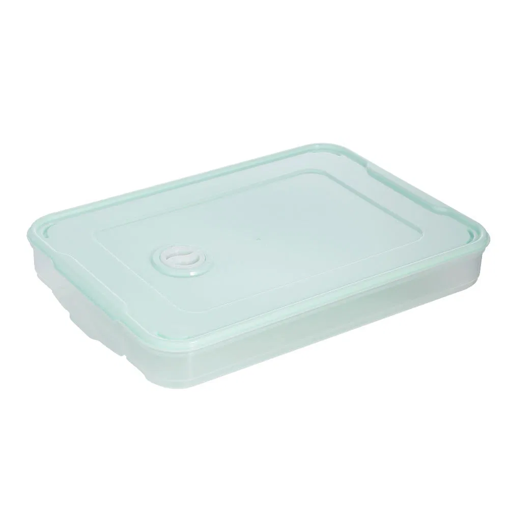 Food-Grade Three-Color Rectangular PP Dumpling Storage Container