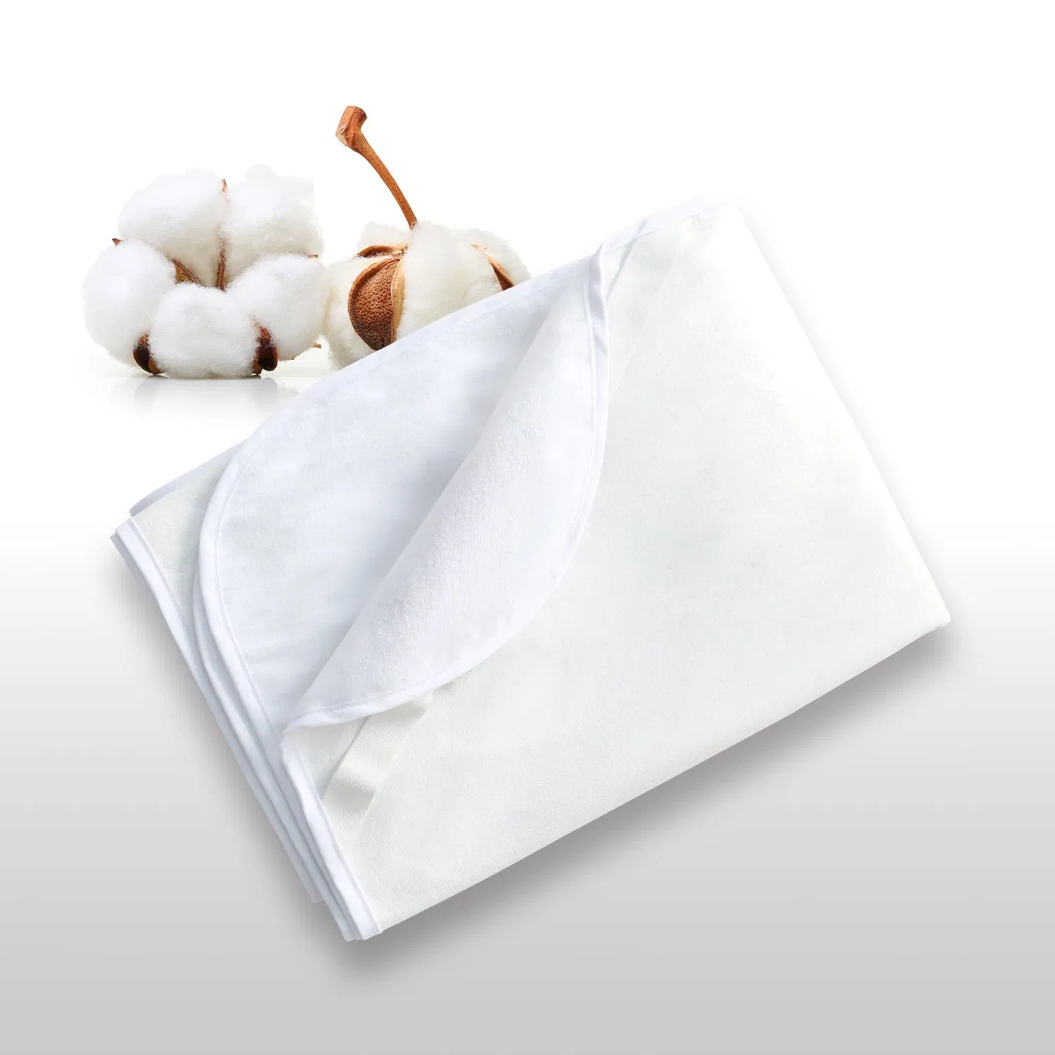 Mattress Protector, China Manufacturer Waterproof, with Elastic Corner Straps Topper, Breathable