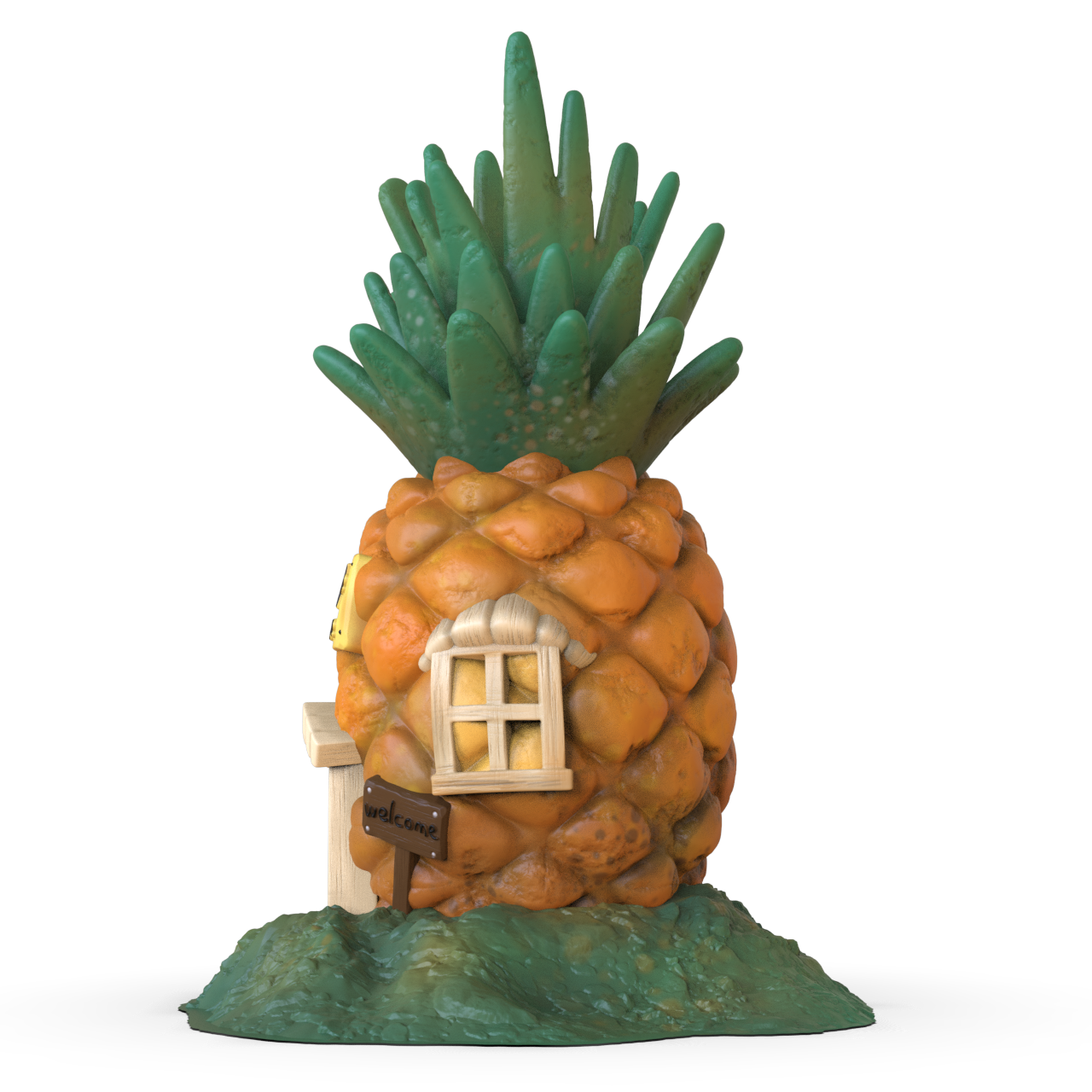 Домик садовый смола Ананас ландшафтный