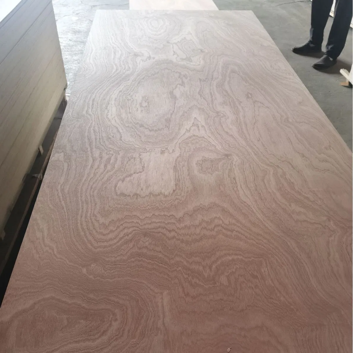 Simple Design Customized Natural Teak Wood Veneer HDF Door Skin