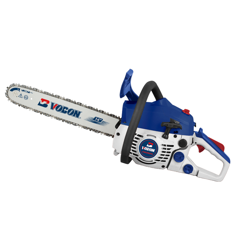 Vobon New Design Gasoline Chain Saw Gasoline Wood Cutting Saw for Cutting Tree in Farm with Efficiency Carburetor 58cc Power