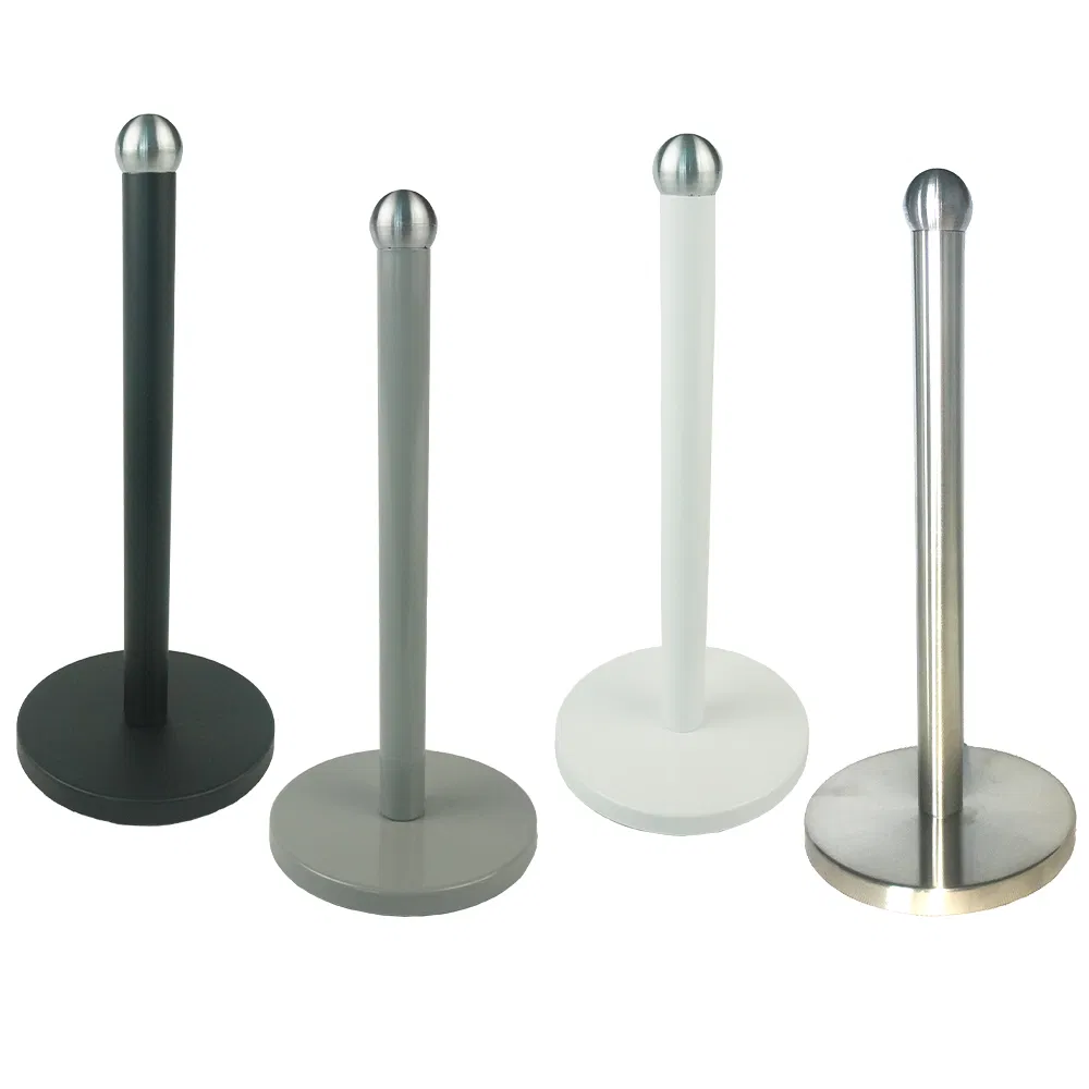 Heavy Weighted Sturdy Paper Towel Holder with Stainless Base Towel Clip Home Storage