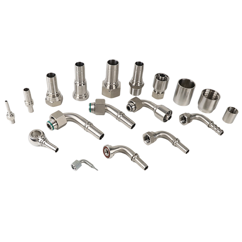 Гидравлическая втулка для шланга SAE 100 R2AT, нержавеющая сталь