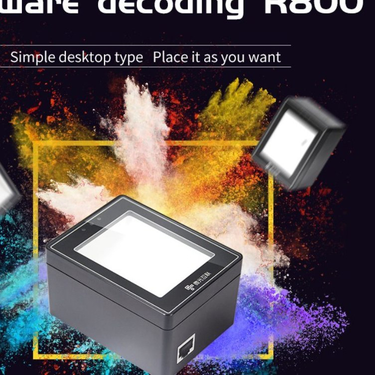 Embedded 1d 2d barcode scanner fix barcode scanner QR Desktop Scanner R800