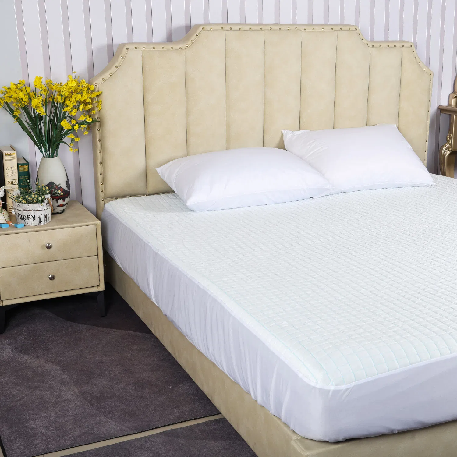 Factory China 100% Cool 3D Air Mattress Cover Mattress Protector Elastic Anti-Slip Airflow Design Comfortable Summer