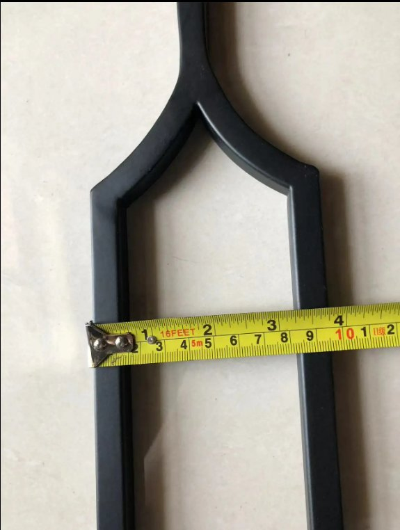 Hot Selling Modern Style Hollow Square Black Stair Black Metal Stair Spindles