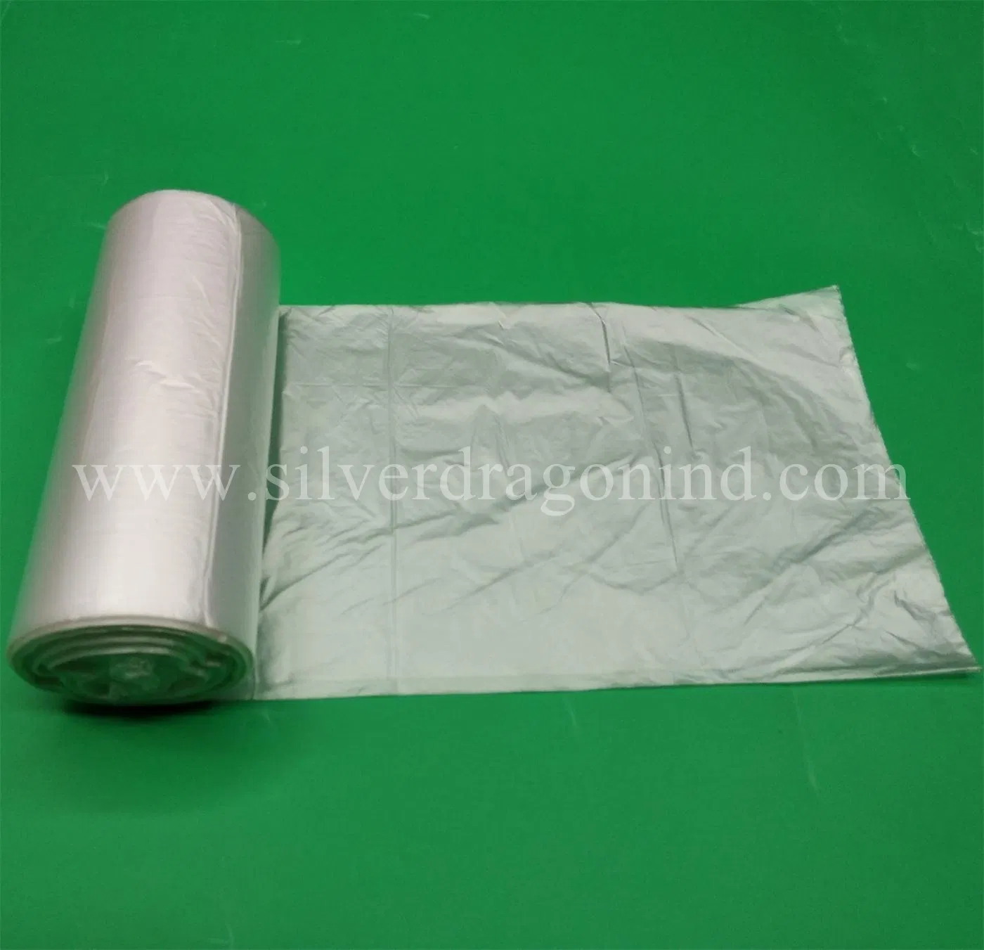 Custom Large Size Plastic Poly Bin Liner/Garbage Bag in Roll