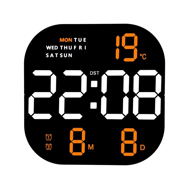 Digital Wall Clock LED Clock for Wall Decoration Home Decoration