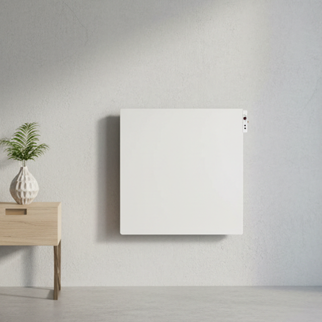 Energy Efficient Radiant Heater Featuring Adjustable Thermostat and LED Display