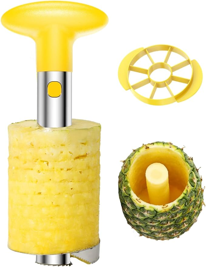 Industry Price Easy-Use Stainless Steel Kitchen Tool Fruit Pineapple Peeler Corer Slicer Cutter