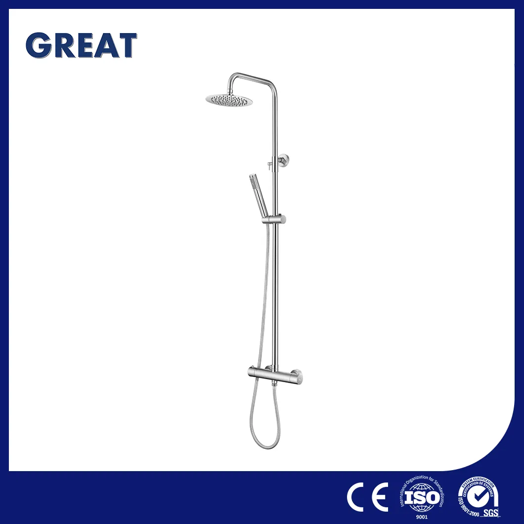 Great Tub Shower Faucet Wholesale Shower Panel System China GLS4926 Wall Mounted Shower Column Double-Locked Shower Hose Corner Shower Column Supplier