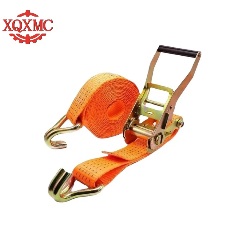 Heavy Duty 2 Inch 50mm 5000kgs Adjustable High Break Strength Ratchet Tie Downs Cargo Lashing Belts