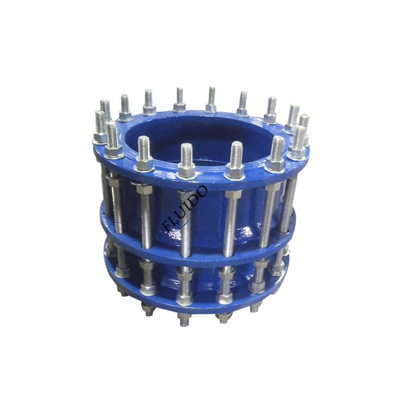 En545 Pn16 Ductile Iron Pipe Fitting Epoxy Coated DN15-1200 All Flanged Cross Fitting