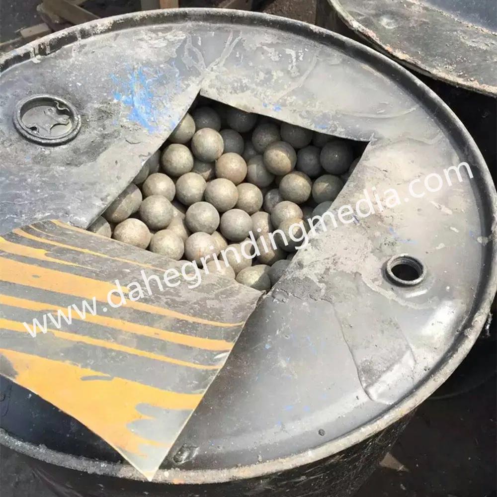 Кованые стальные мелющие шары высокой твердости для медных рудников