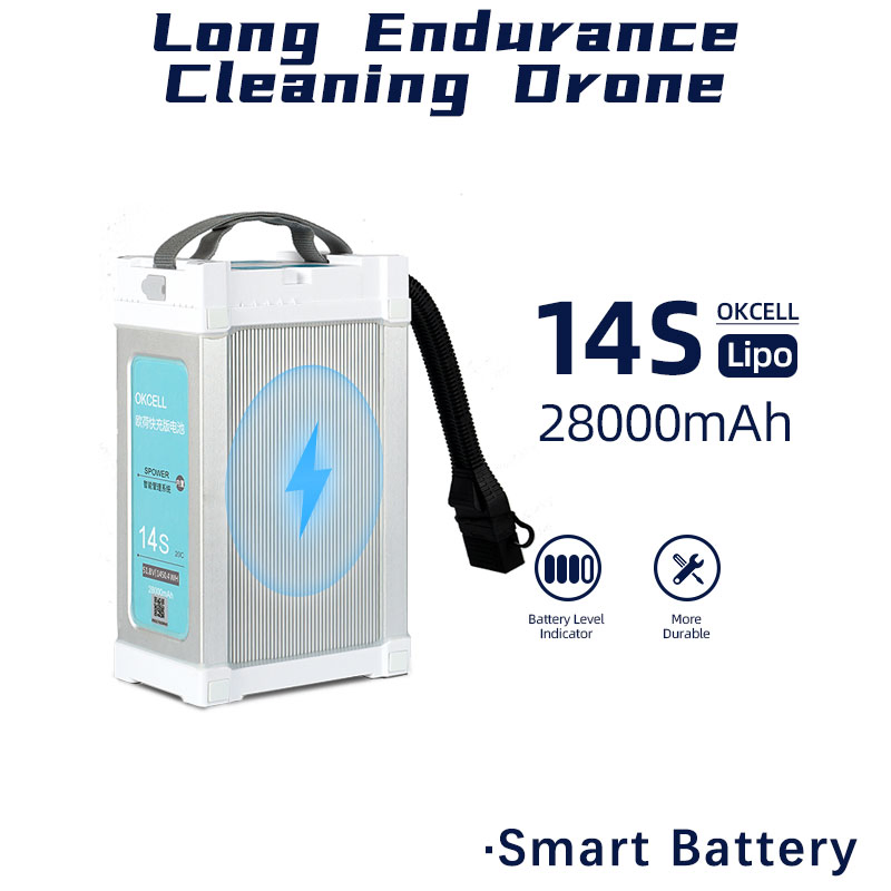 30L Capacity High Pressure Water Gun Cleaning Drone with Water Tank Equipped - for Building Wall Facade Roof Window, Turbine Blade & Solar Panel Washing