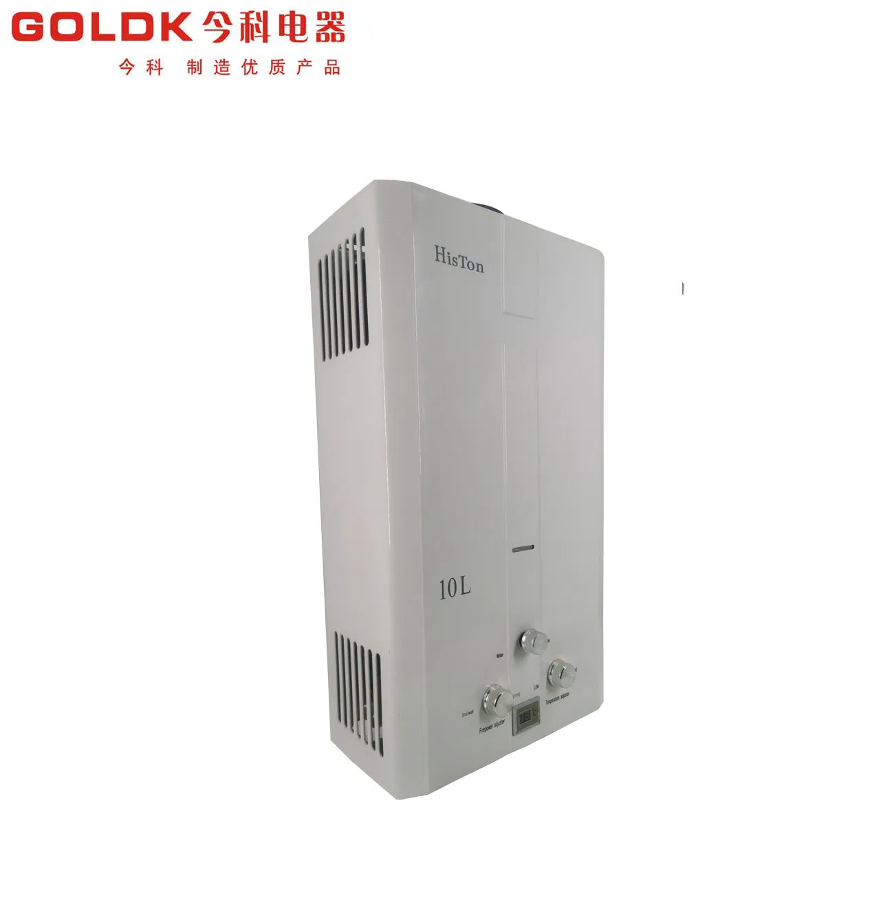 Goldk Gwh-012 White Color Body Paiting Surface 6-16 Liter Gas Water Heater