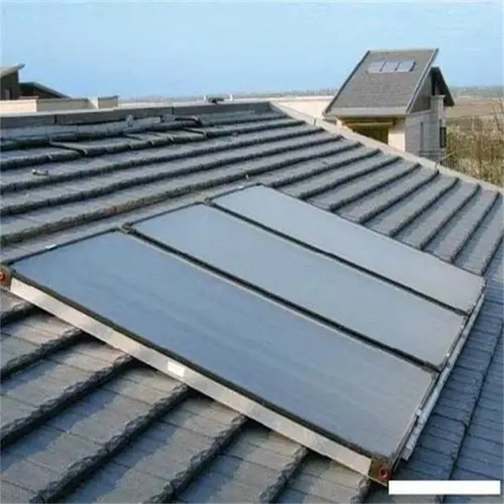 Premium Copper Flat-Plate Solar Water Heater with Blue Titanium Coating