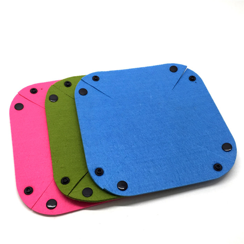 Складная корзина-органайзер из войлока