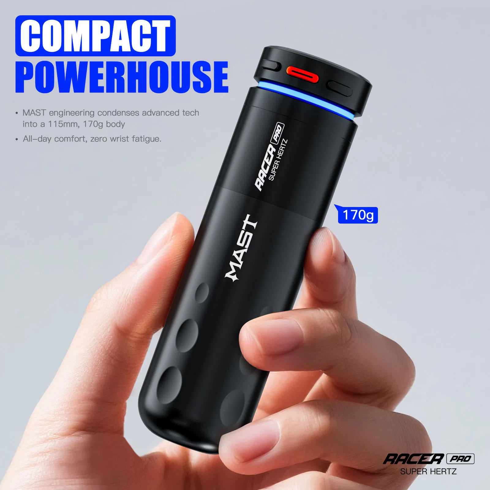 Mast Racer PRO Two Model Function Using Wireless Tattoo Pen