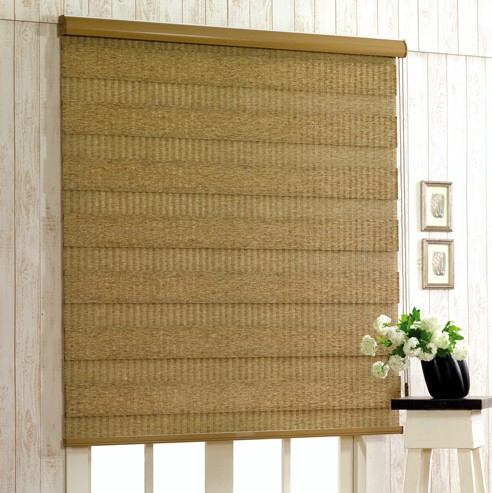 100% Polyester Fabric Manual Blackout Shade Roller Blinds Blackout Zebra Blinds