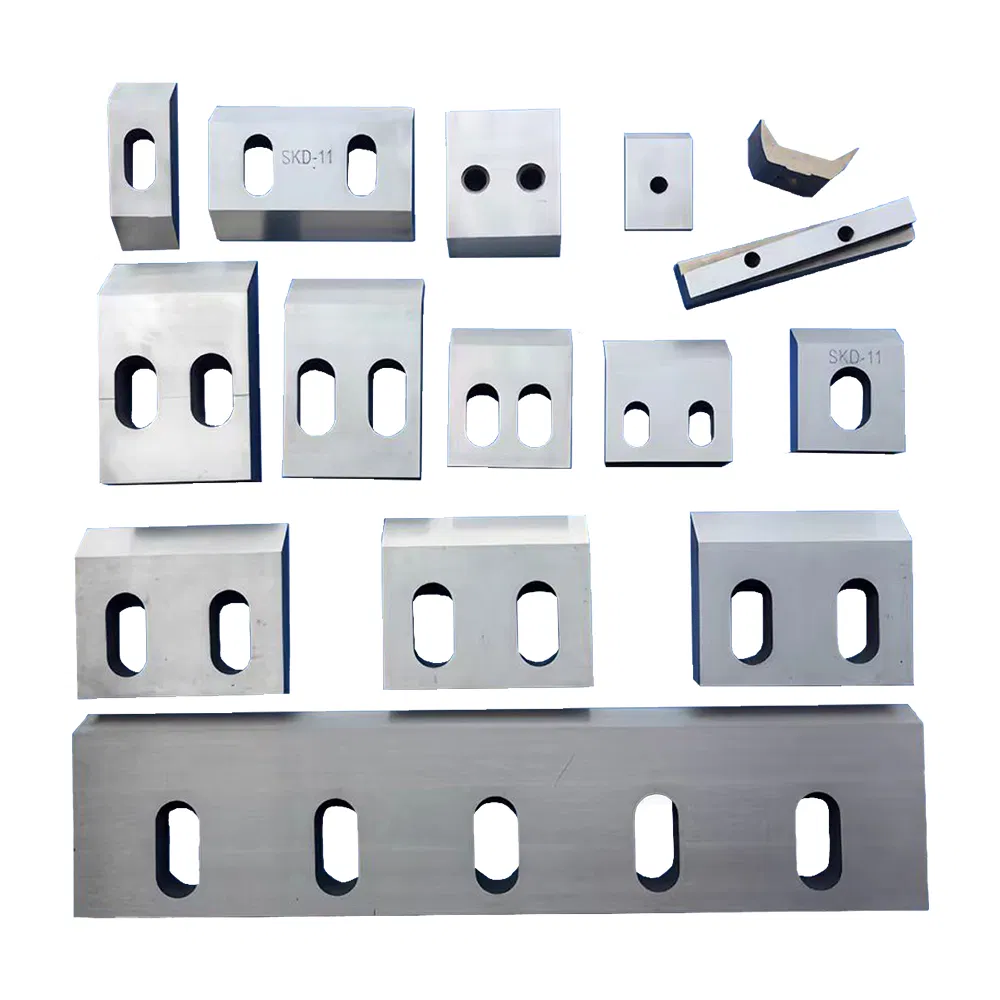 High-Speed Alloy Knife Machine Blade for Industrial Crusher and Shredder with H13 65mn 9crsi Cr12MOV SKD-11 D2 DC53 Material