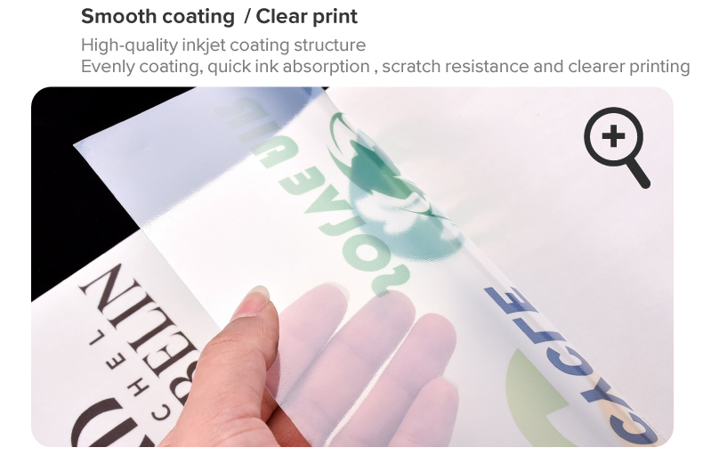Hot Polyester Pet Rightint Carton A4, OEM Shanghai Heat White Transfer Clear Labels