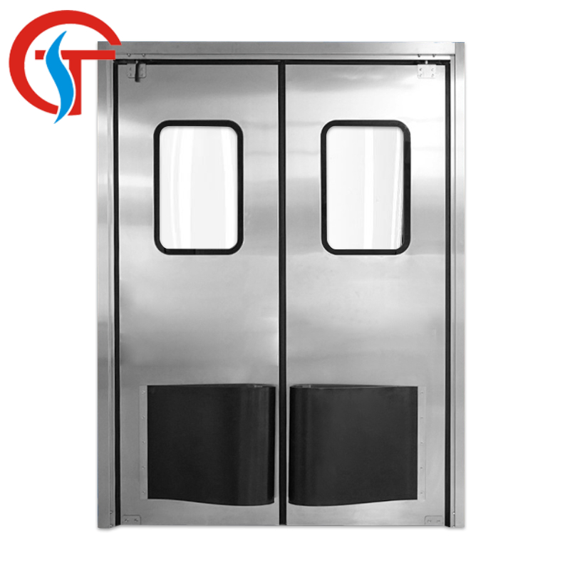 Commercial Kitchen Swing Double Action Impact Door for Restaurant