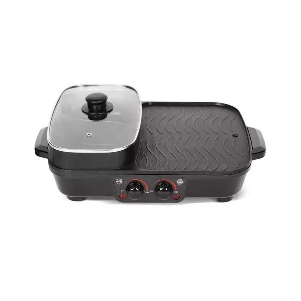 2 in 1 Kitchen Electric Appliance Cooker Electric Hot Pot Electric Multi Cooker Hot Pot
