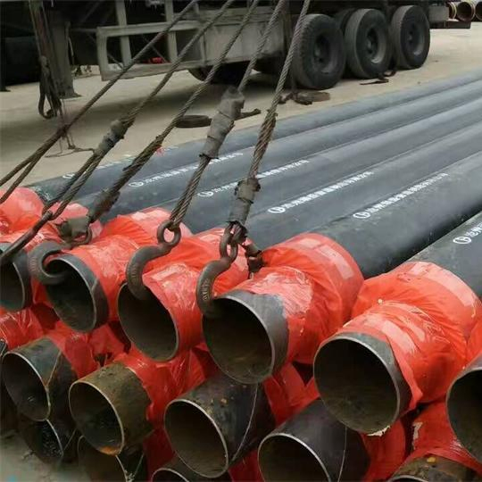 DN50-DN2000 Manufacturers Insulated Spiral Welded Steel Tubes Directly Buried Welded Pre-Insulated Pipe with Foam Insulation