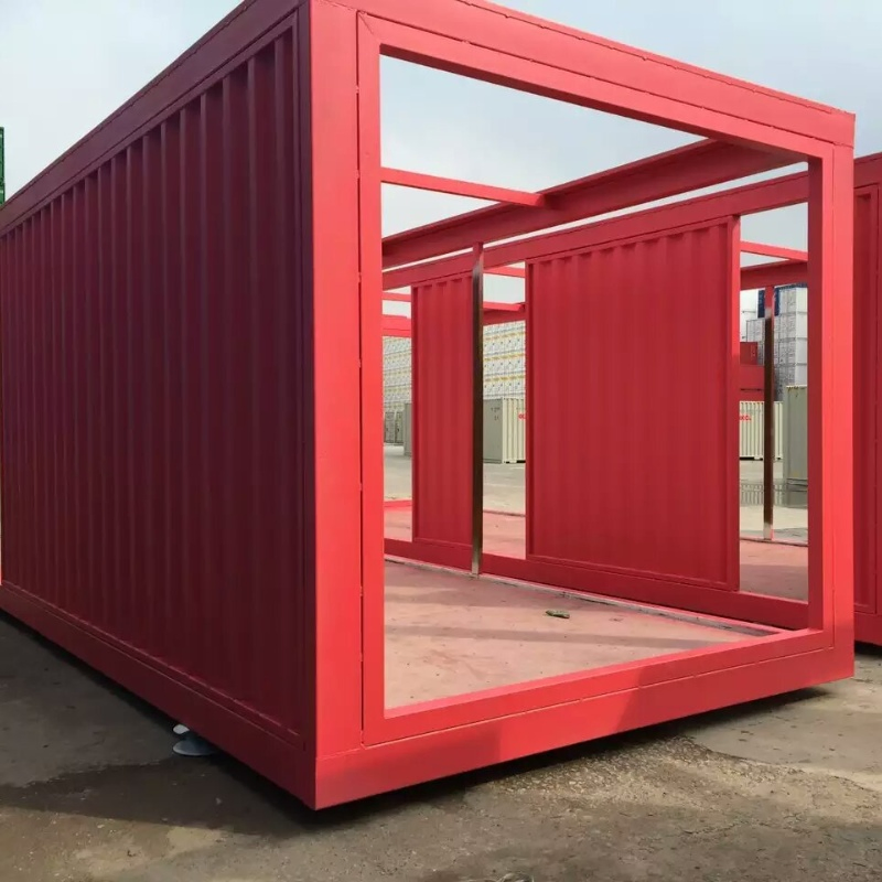 Low Cost Flat Pack Steel Frame Prefabricated Homes Detachable Container House