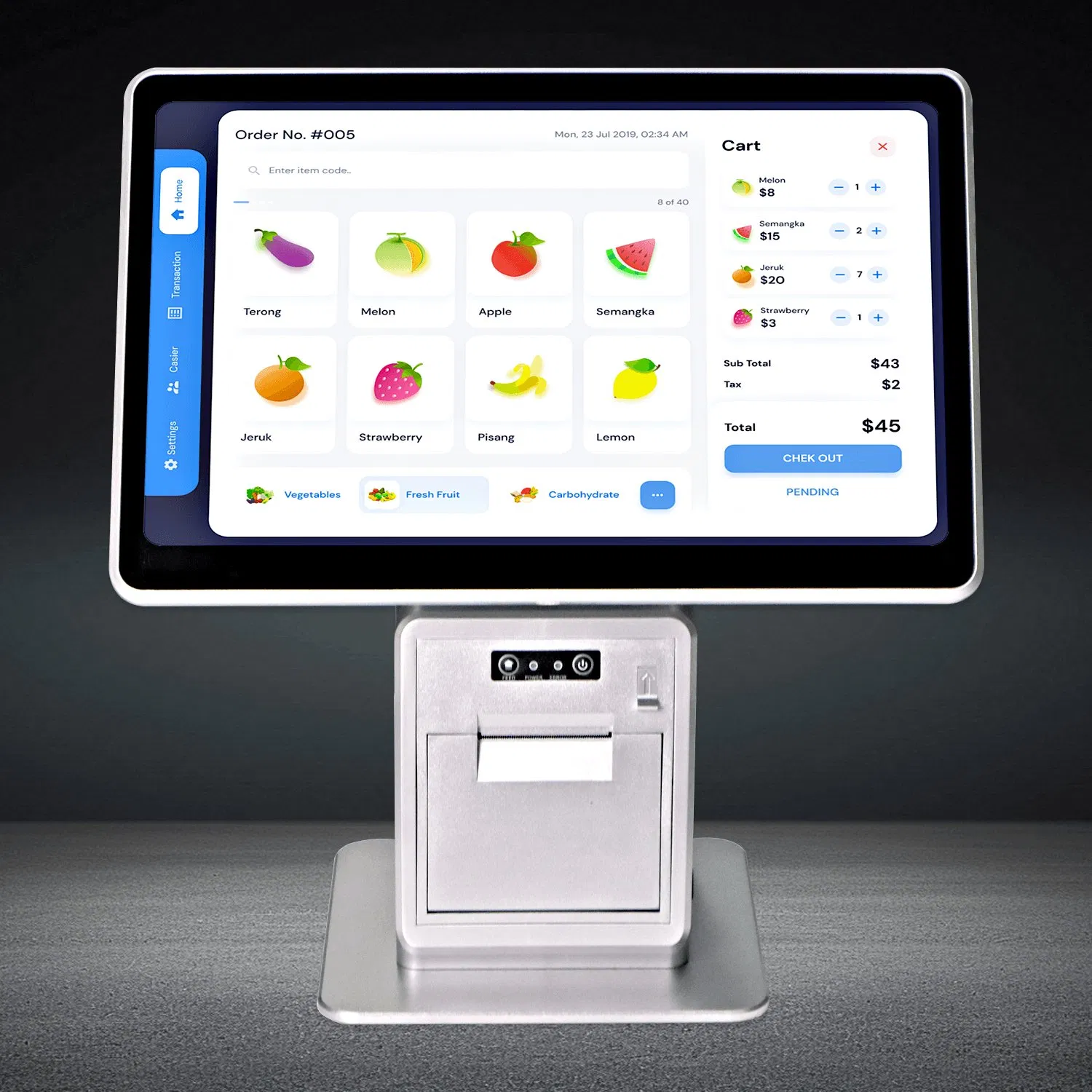 Professional Factory POS Cash Register for Commercial Use for Catering Shopping Malls Convenience Stores Food Processing