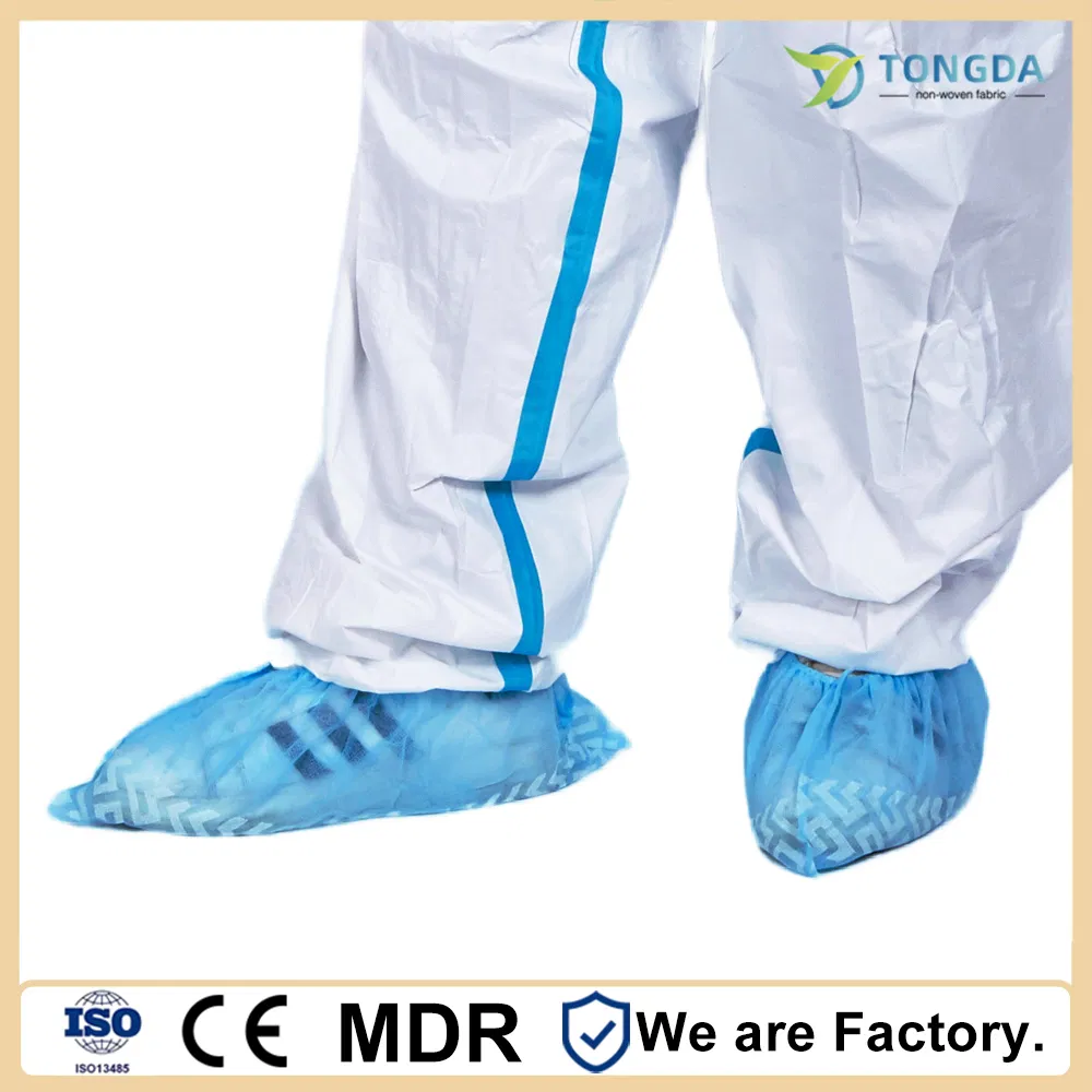 Disposable Nonwoven Machine Made Cleaning Workshop Anti-slip Dustproof Shoe Cover