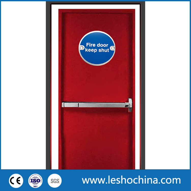Galvanized Steel Material Fire Rated Door with 90 Minutes