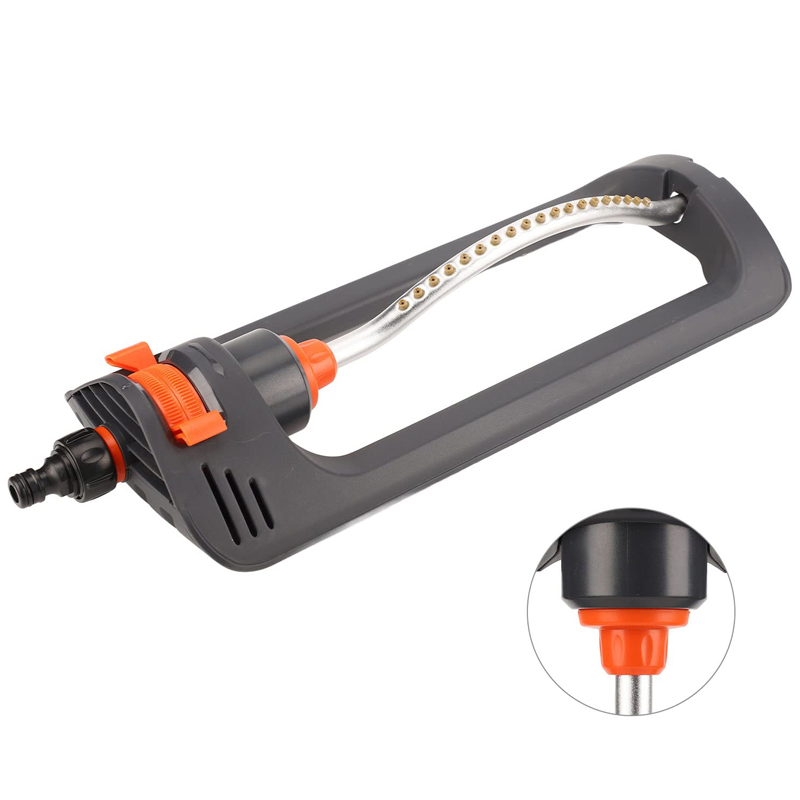 180 Degree Adjustable Oscillating Water Sprinkler for Lawn Garden