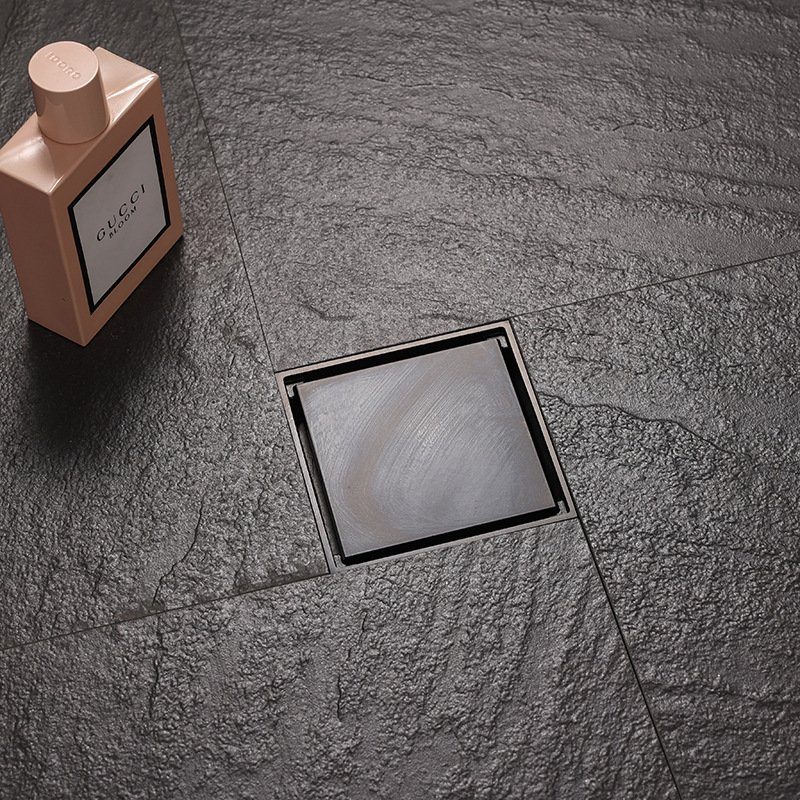 Дренаж для пола с защитой от запаха, квадратная решетка