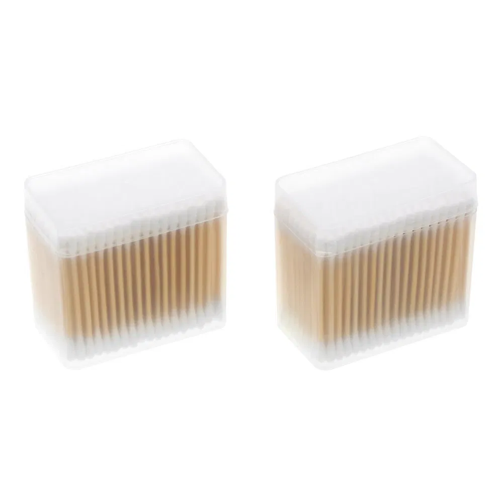 Gentle Touch Disposable Bamboo Stick Double Tipped Cotton Swabs
