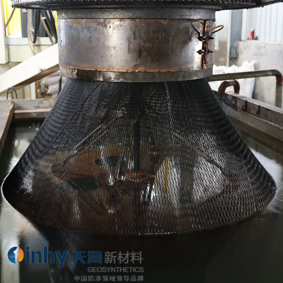 200g/2mm/200g PET Filament Fiber Geotexile HDPE Drainage Geonet