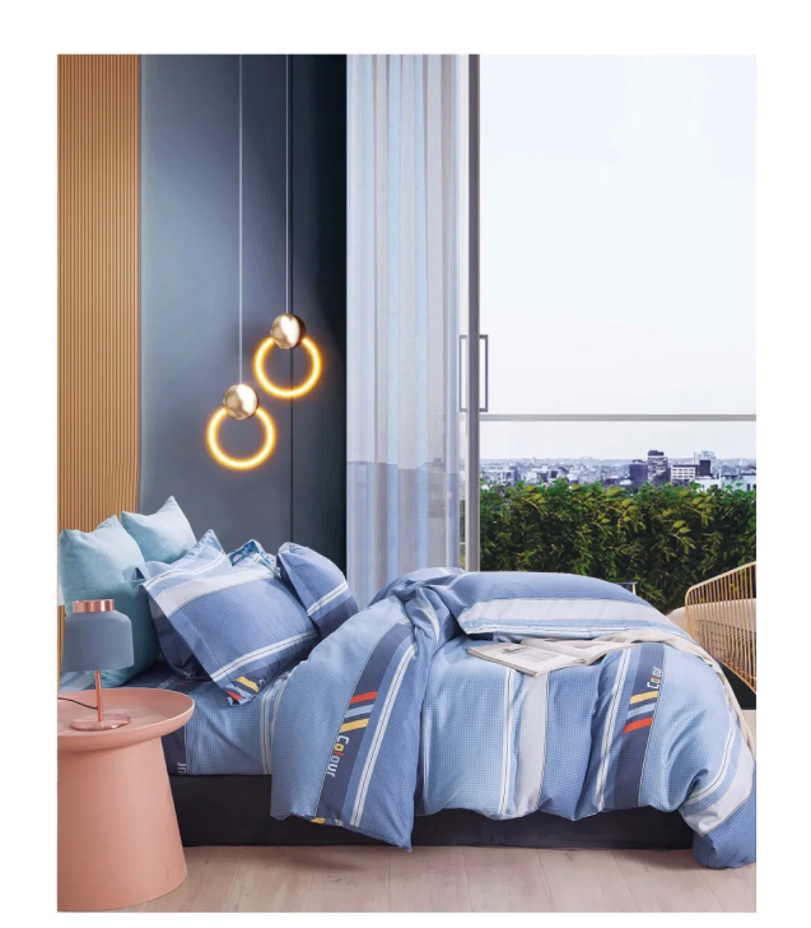 Vibrant Polyester Home Dé Cor Set for Elegant Interiors