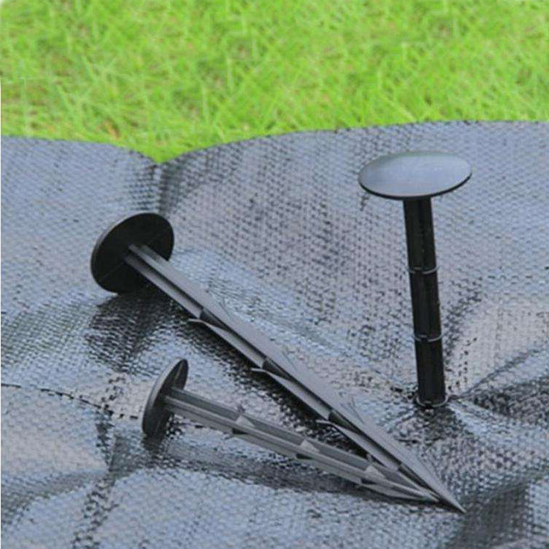 PP Woven Weed Control Black Plastic Mulch Ground Cover