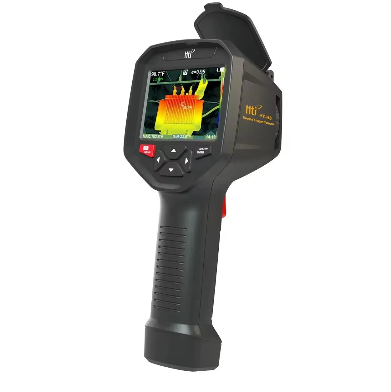 Handheld IR Infrared Thermal Imager Camera with WiFi 384*288 Automatic Tracking Thermal Imaging Camera Rechargeable 3.5TFT
