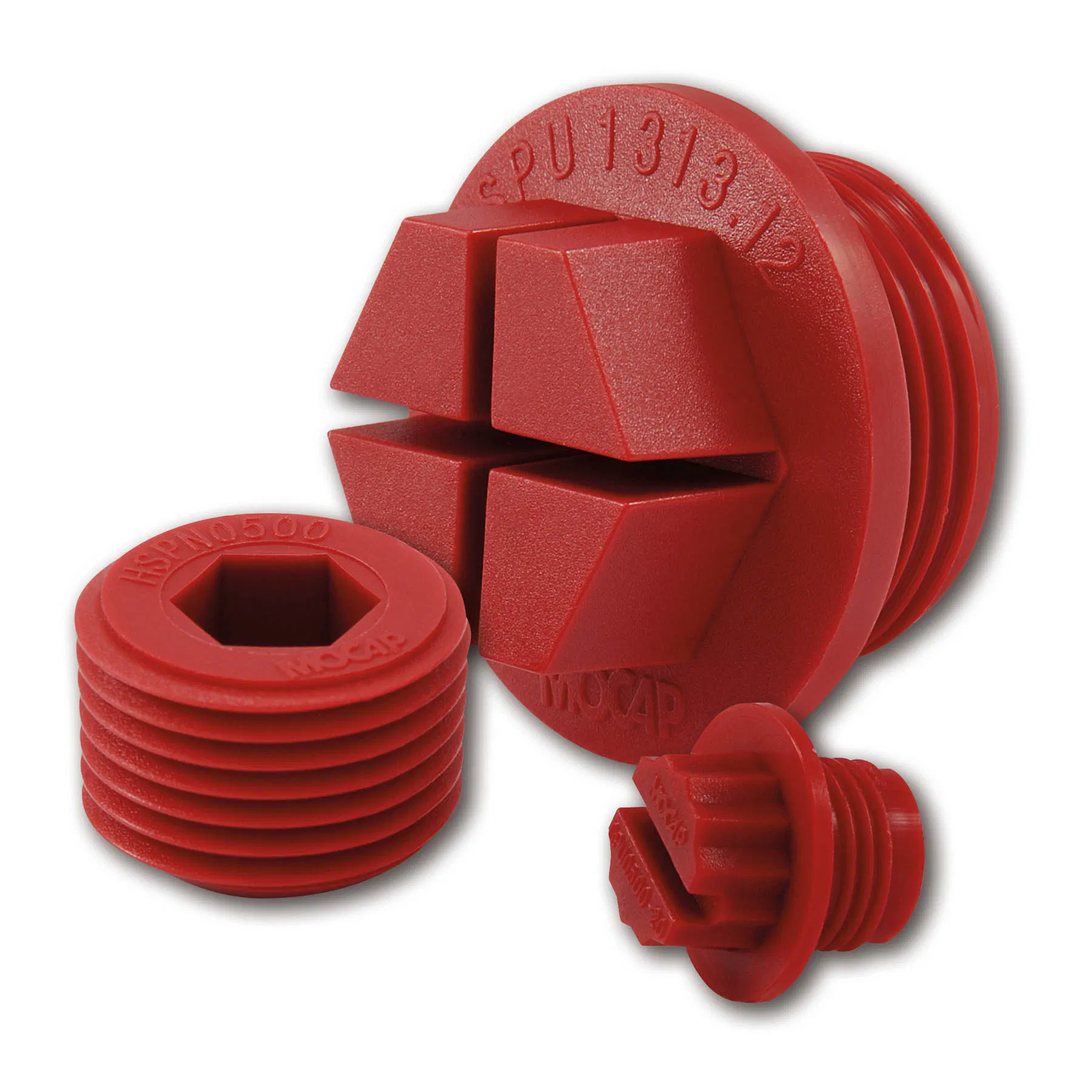 Заглушка резьбовая PP NPT шестигранная Mocap