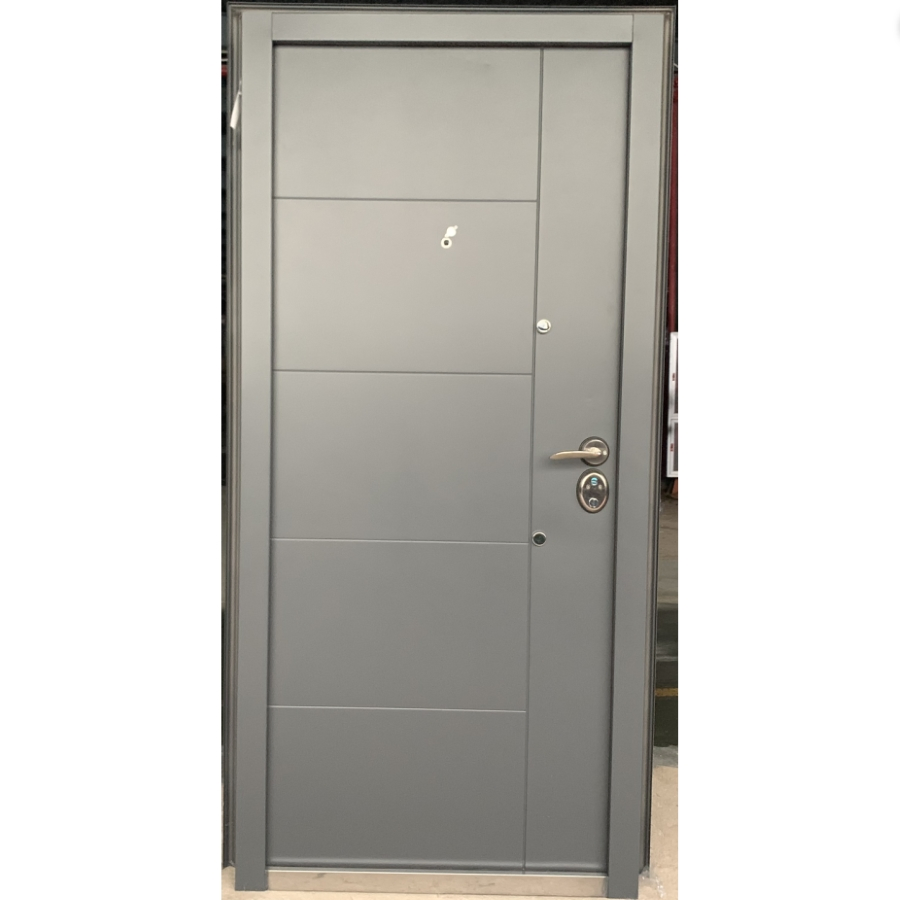 Qualified Wholesale Exterior New Security Single Main Gate Entrance Metal Steel Door