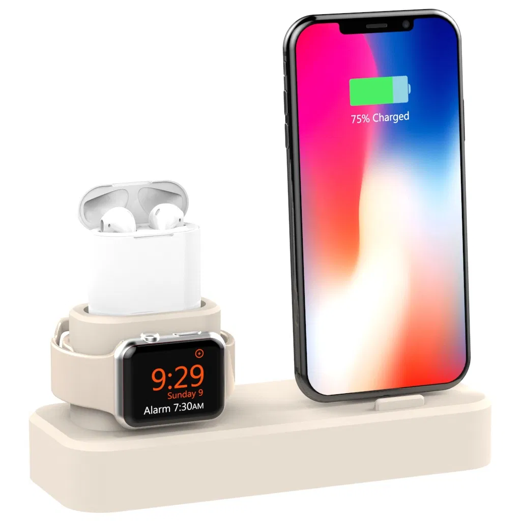 Watch Charging Stand Silicone Phone Charger Bracket