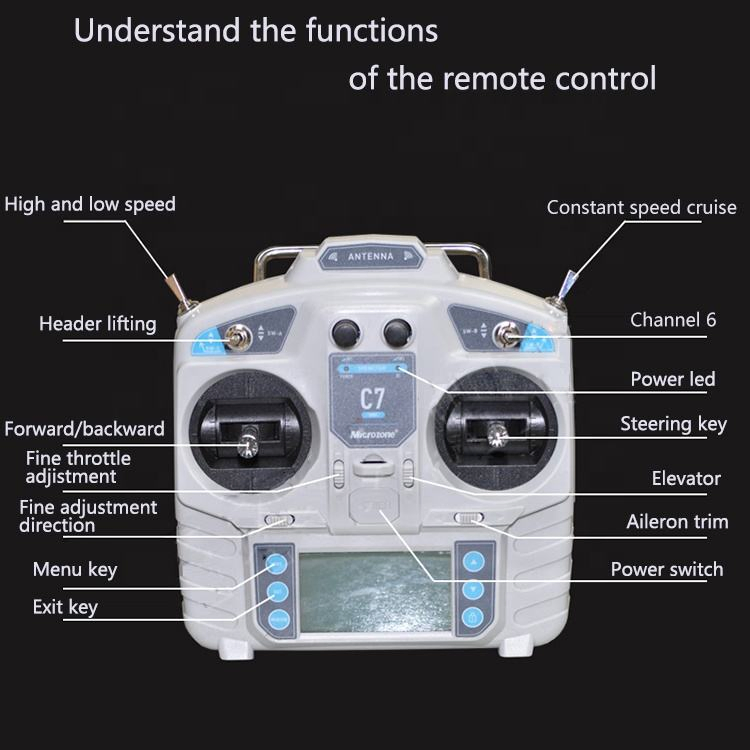Робот-газонокосилка на гусеницах с дистанционным управлением