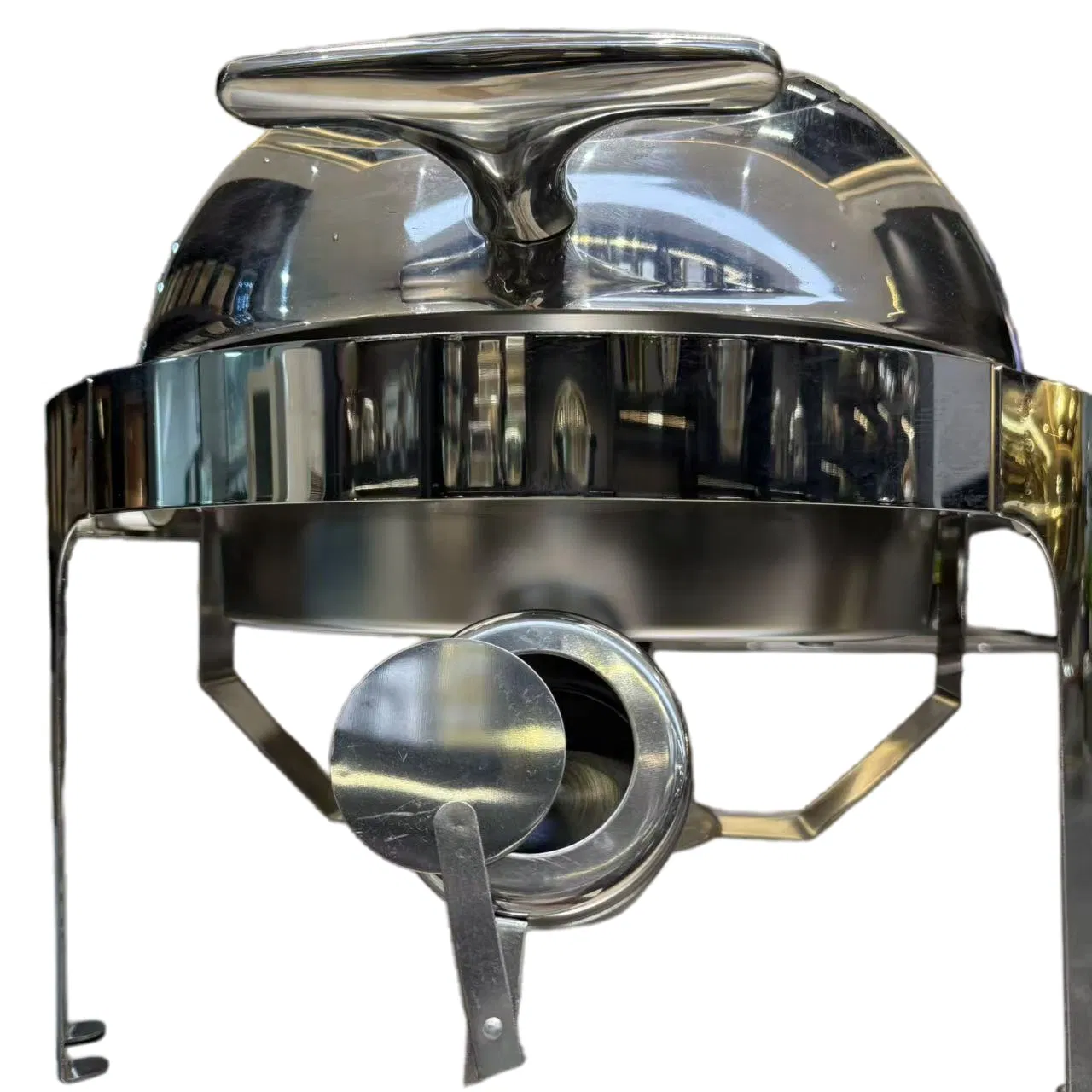 Premium Stainless Steel Golden Chafing Dish for Elegant Catering Events