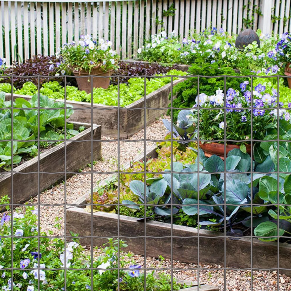 PVC Coated Euro Wire Mesh Fence Welded Mesh Dutch Metal PVC Coated Holland Wire Fence Euro Fence